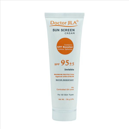 تصویر از دکترژیلا ضد آفتاب SPF95 بی رنگ انواع پوست